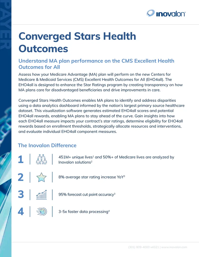 Converged Stars Health Outcomes Overview