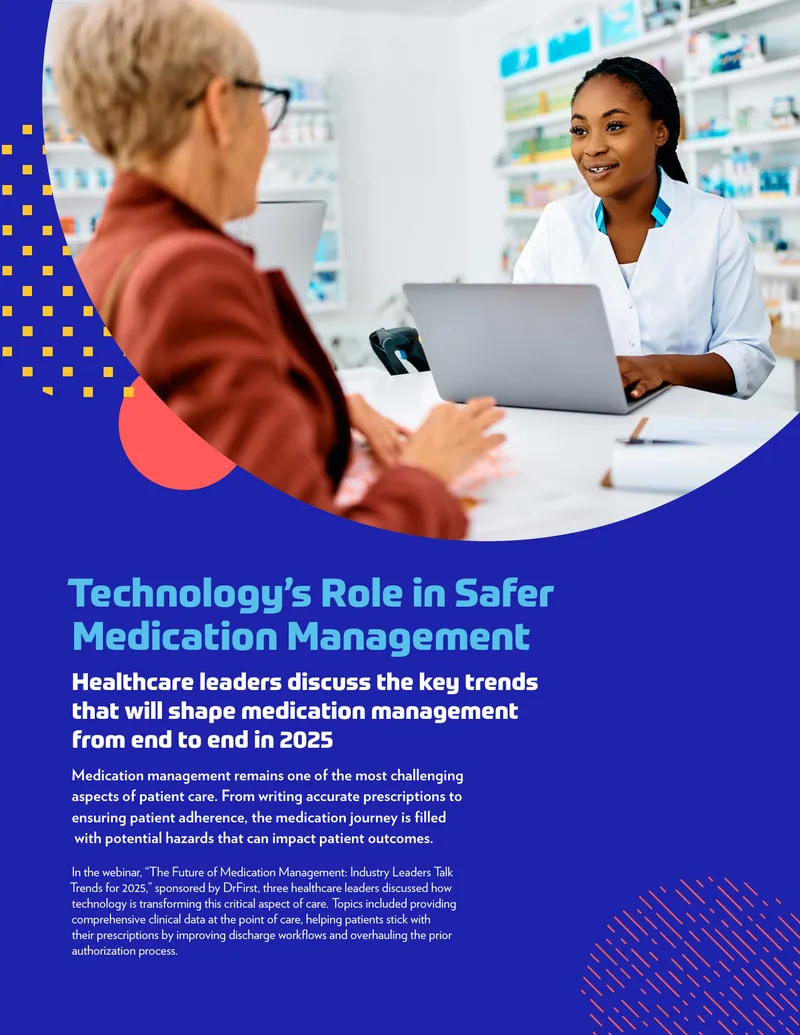 Technology's Role in Safer Medication Management