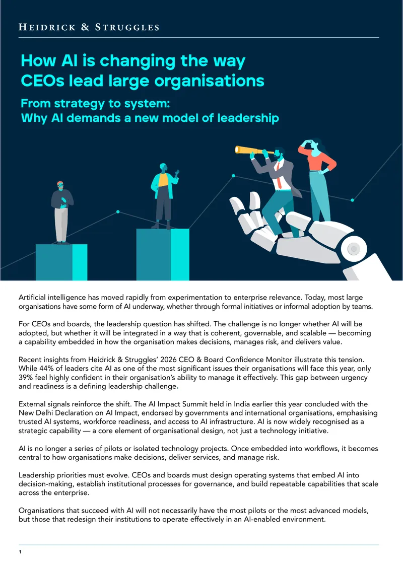 AI Integration in Organizational Leadership