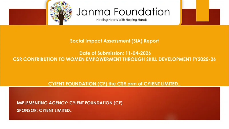 Social Impact Assessment Report on Women Empowerment Initiative