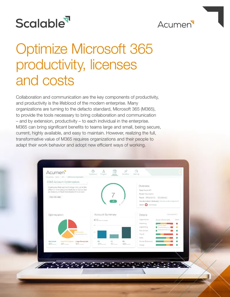 Optimizing Microsoft 365 Productivity and Costs