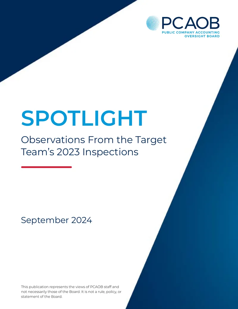 Observations From the Target Team’s 2023 Inspections