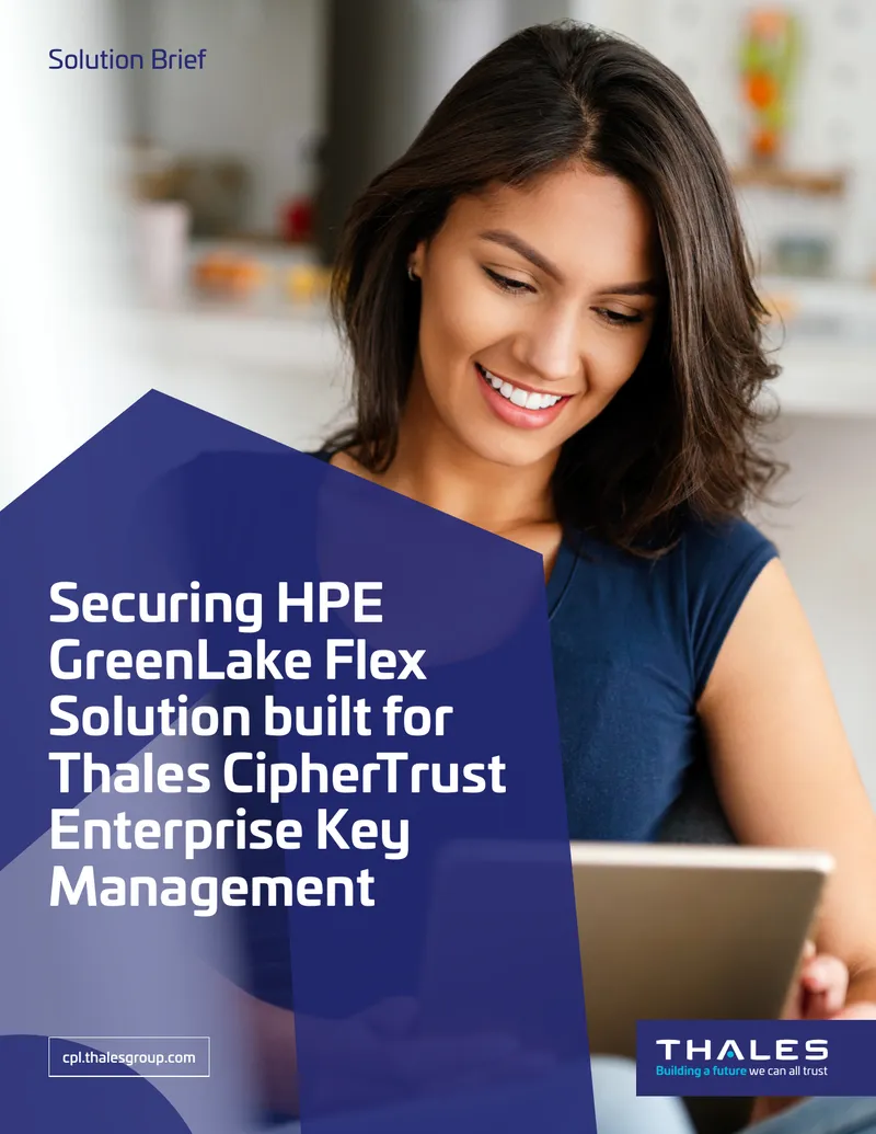 HPE GreenLake Flex Solution with Thales CipherTrust