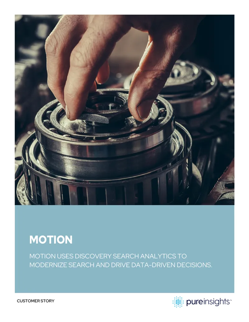 Motion's Implementation of Discovery Search Analytics
