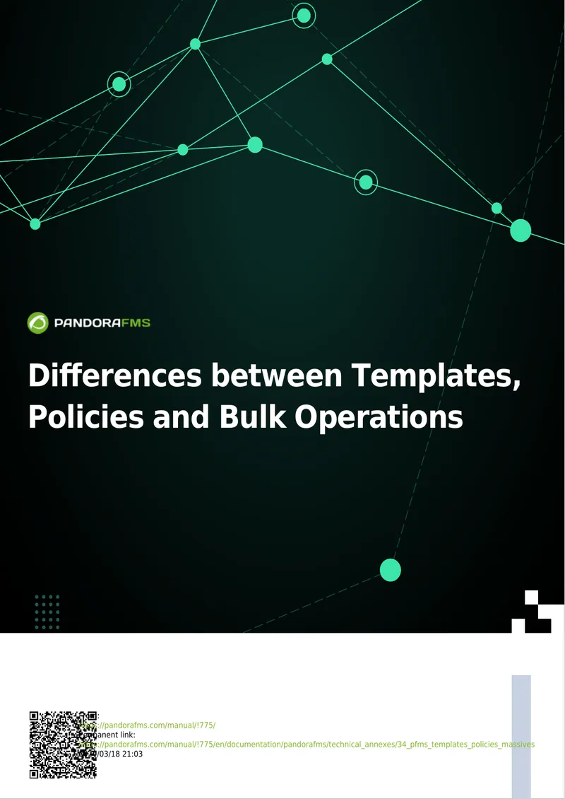 Differences Between Templates, Policies, and Bulk Operations