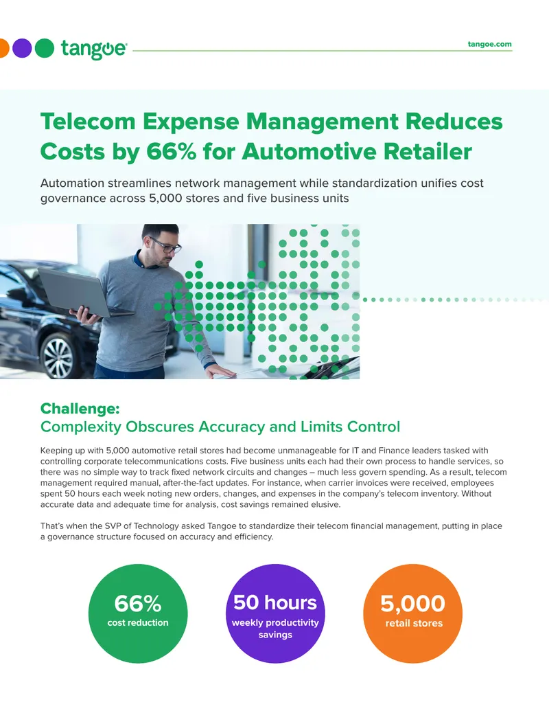 Telecom Expense Management Automation Case Study