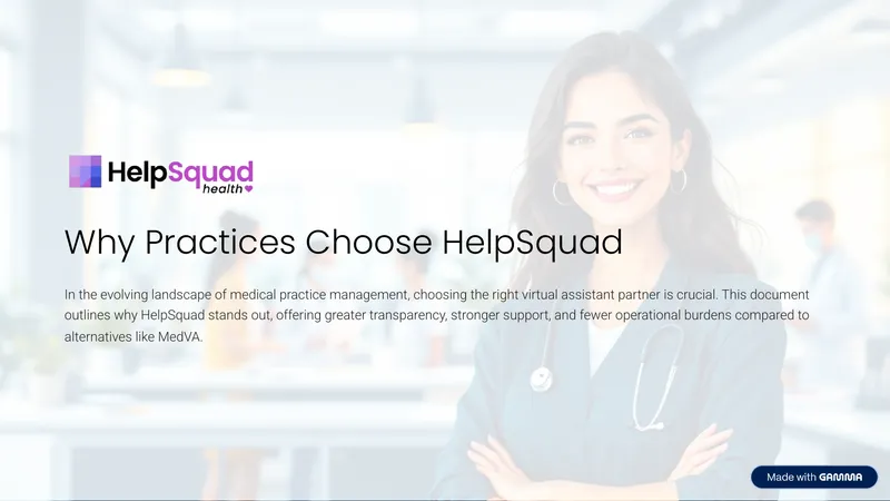 Comparison of HelpSquad and MedVA Services