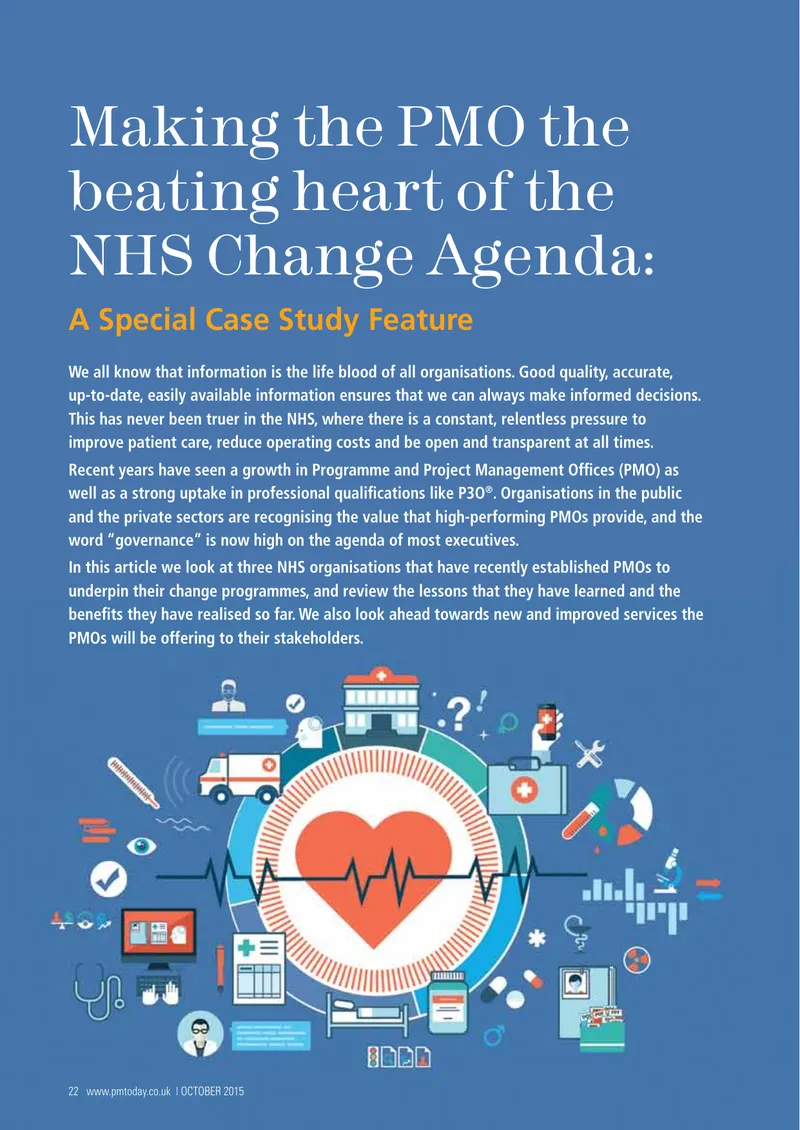 NHS Change Agenda PMO Case Study