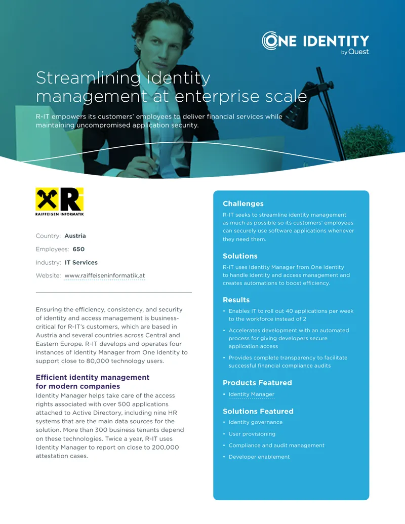 Identity Management Solutions for Enterprise Efficiency