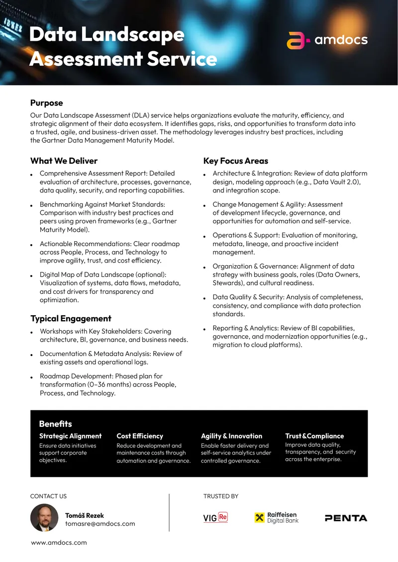 Data Landscape Assessment Service Overview