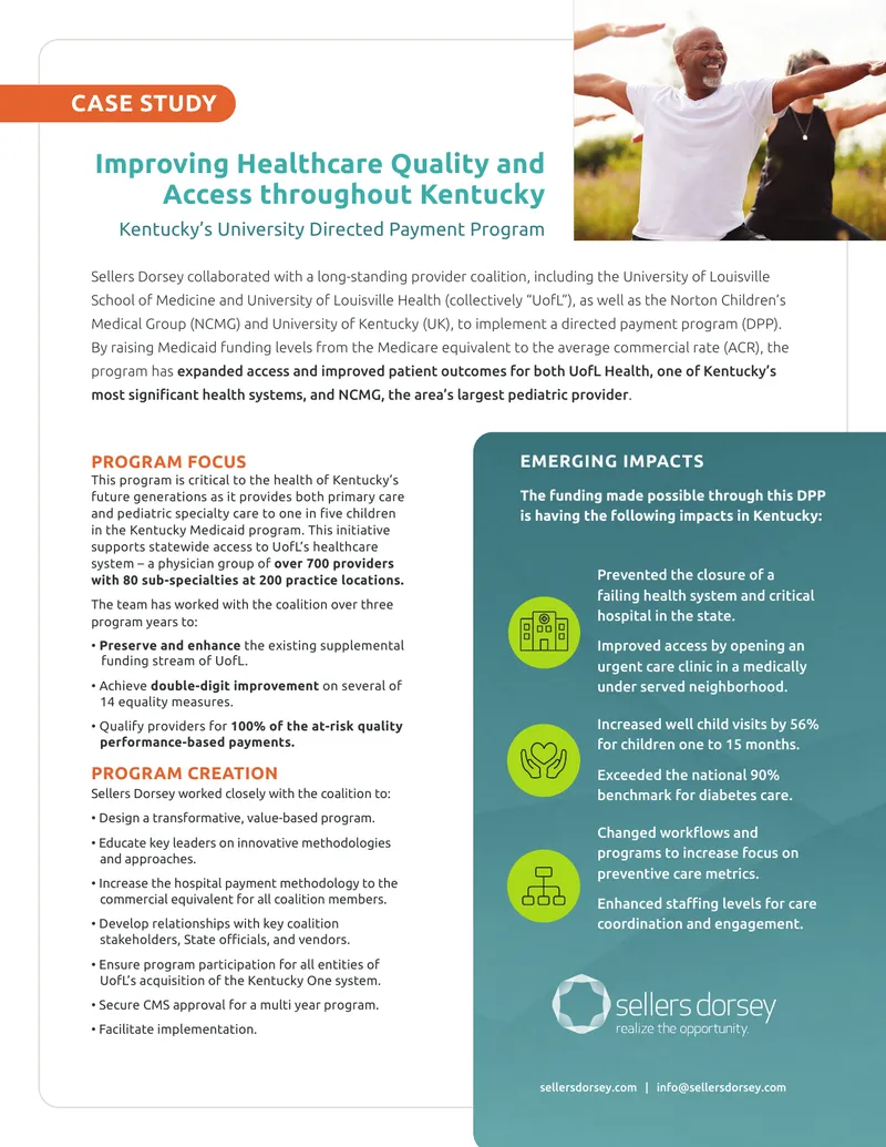 Kentucky University Directed Payment Program Case Study