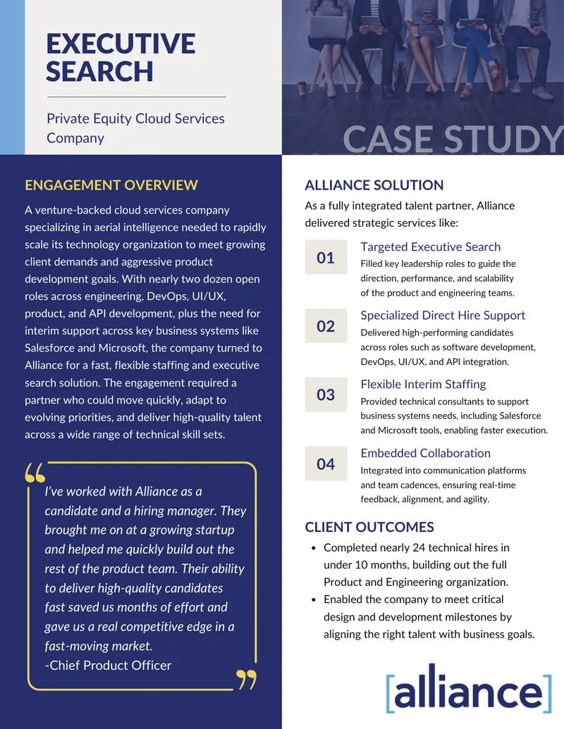 Private Equity Cloud Services Case Study