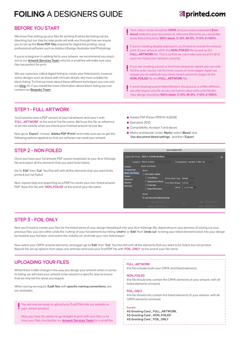 Foiling a Designer's Guide