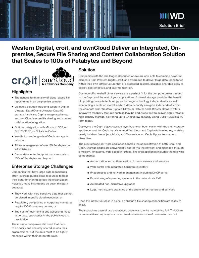 Integrated On-Premise Secure File Sharing Solution
