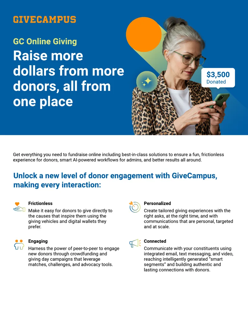 GC Online Giving Fundraising Platform Overview