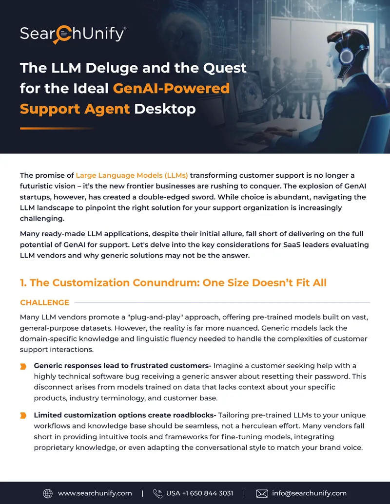 Challenges in Implementing GenAI-Powered Support Solutions