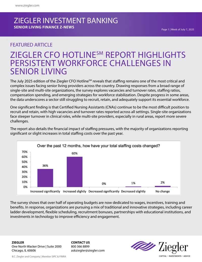 Ziegler CFO Hotline Report on Workforce Challenges