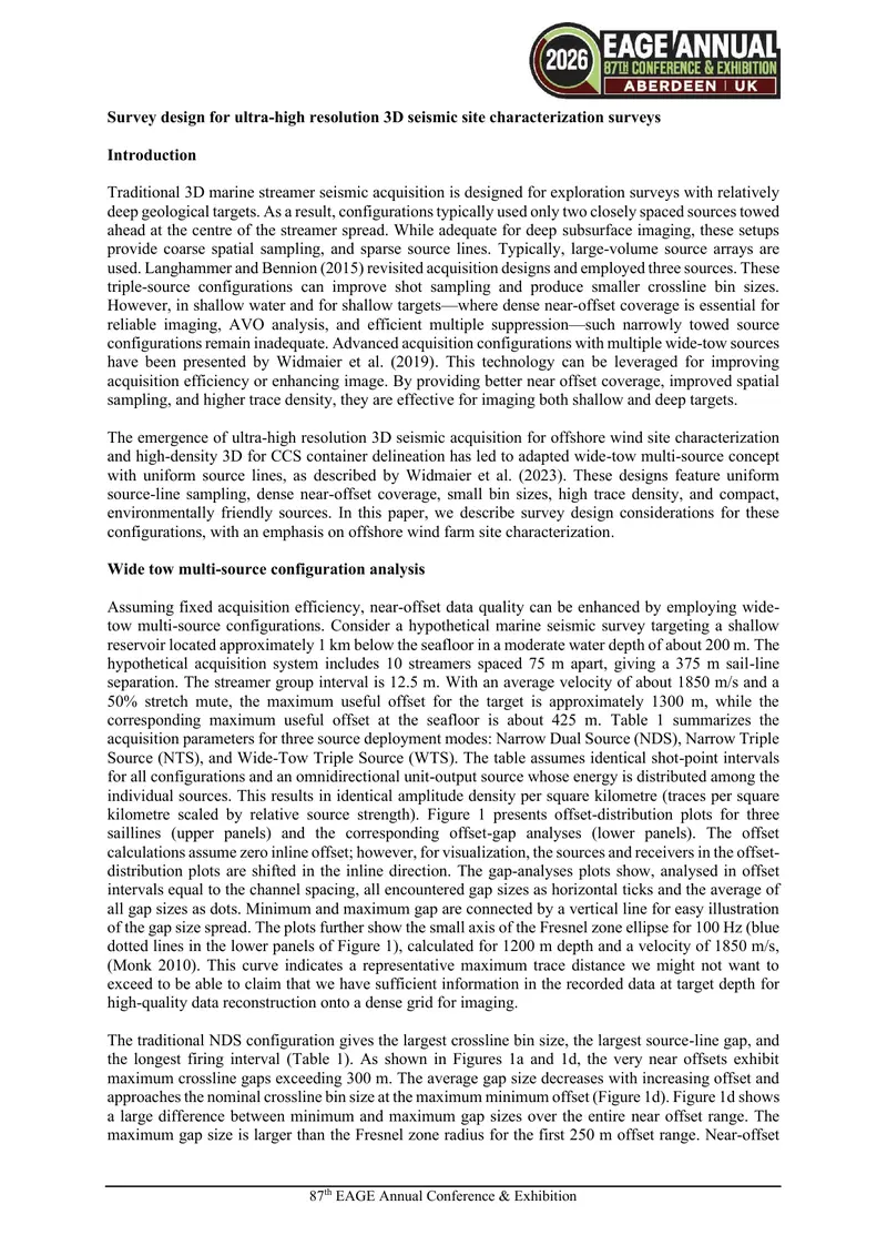 Survey Design for Ultra-High Resolution 3D Seismic