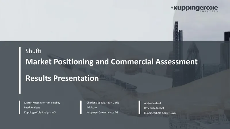 Market Positioning and Commercial Assessment for Shufti