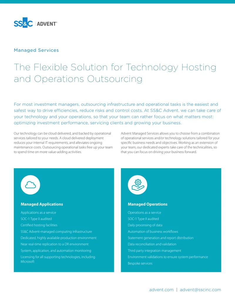 Advent Managed Services Overview