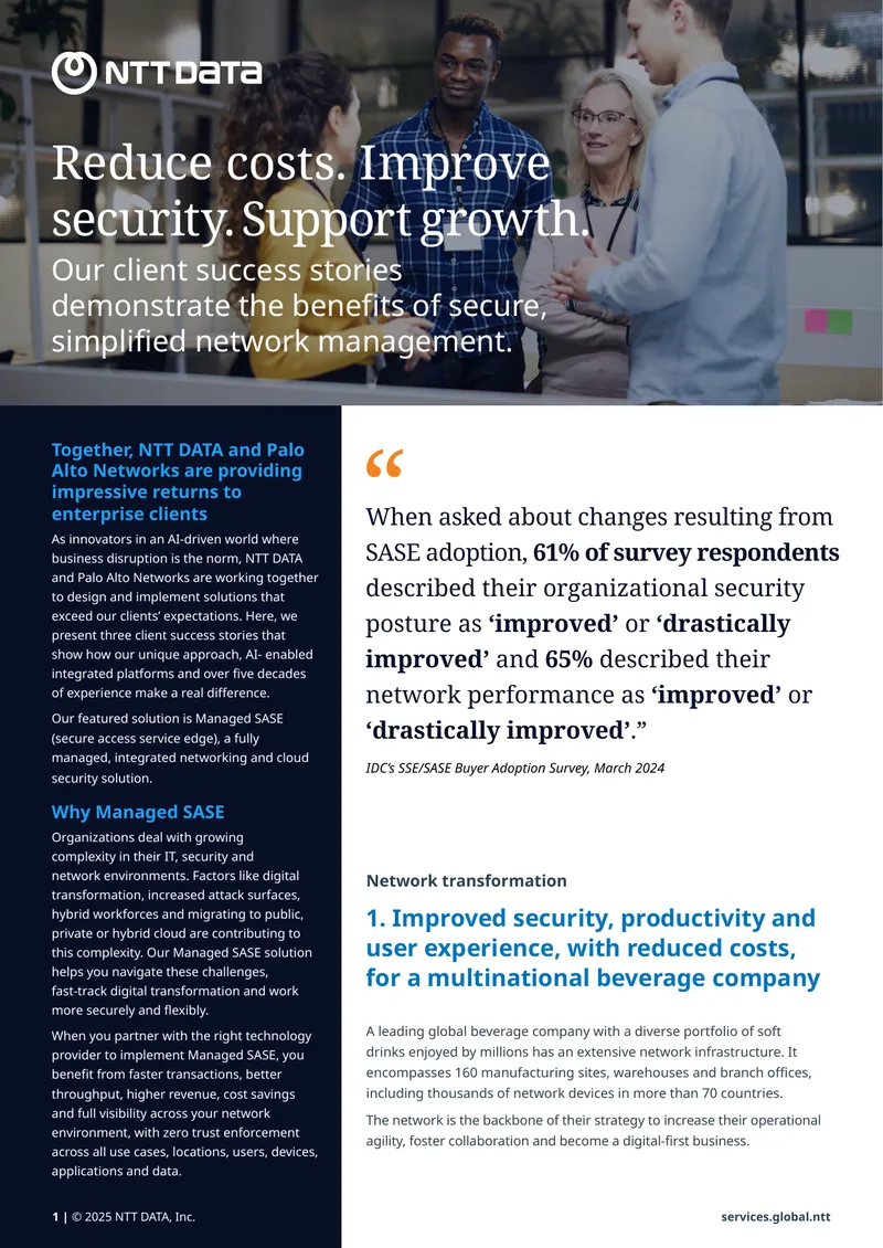Client Success Stories with Managed SASE Solutions