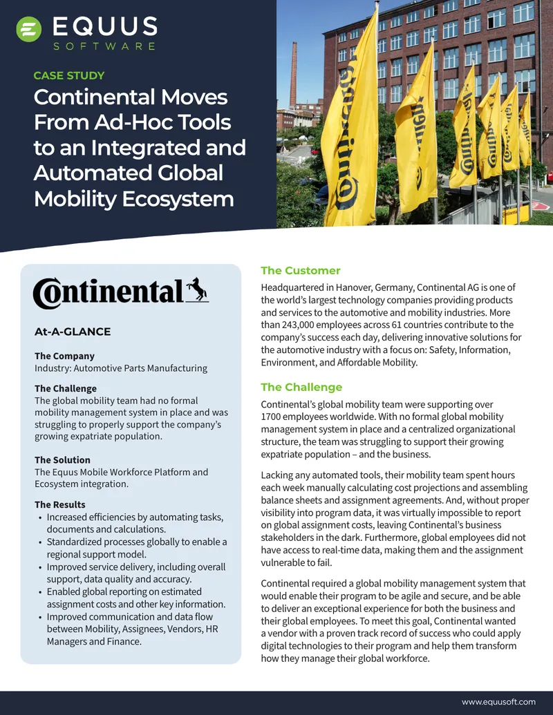 Continental's Transition to an Integrated Mobility Ecosystem