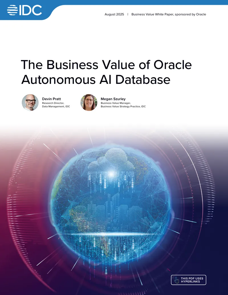 Business Value of Oracle Autonomous AI Database