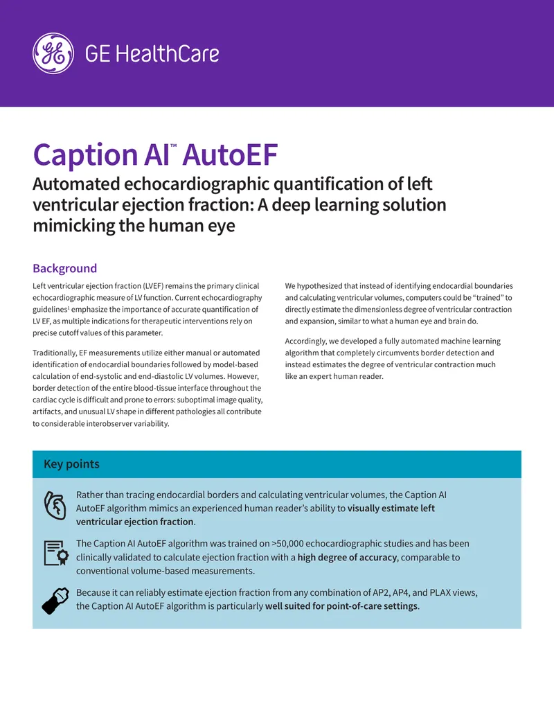 Automated Echocardiographic Quantification of LVEF