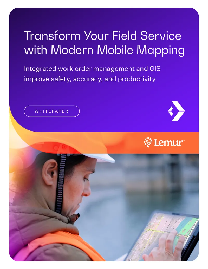 Modern Mobile Mapping for Field Service Enhancement