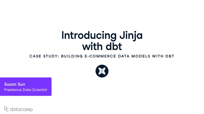 Building E-Commerce Data Models with dbt