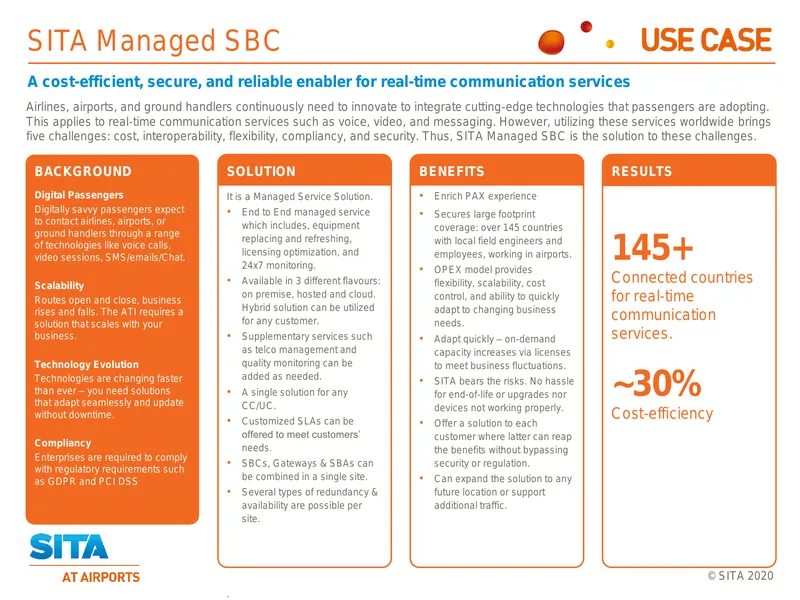 Managed SBC for Real-Time Communication Services