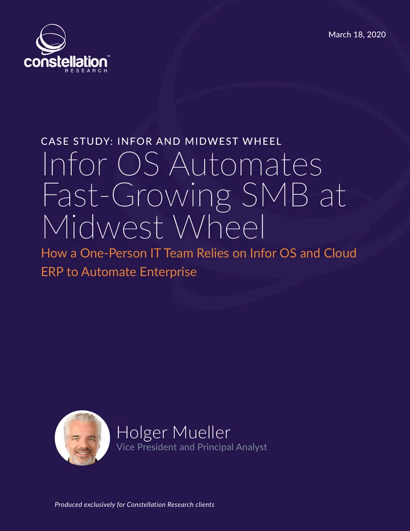 Midwest Wheel Case Study on Infor OS Automation