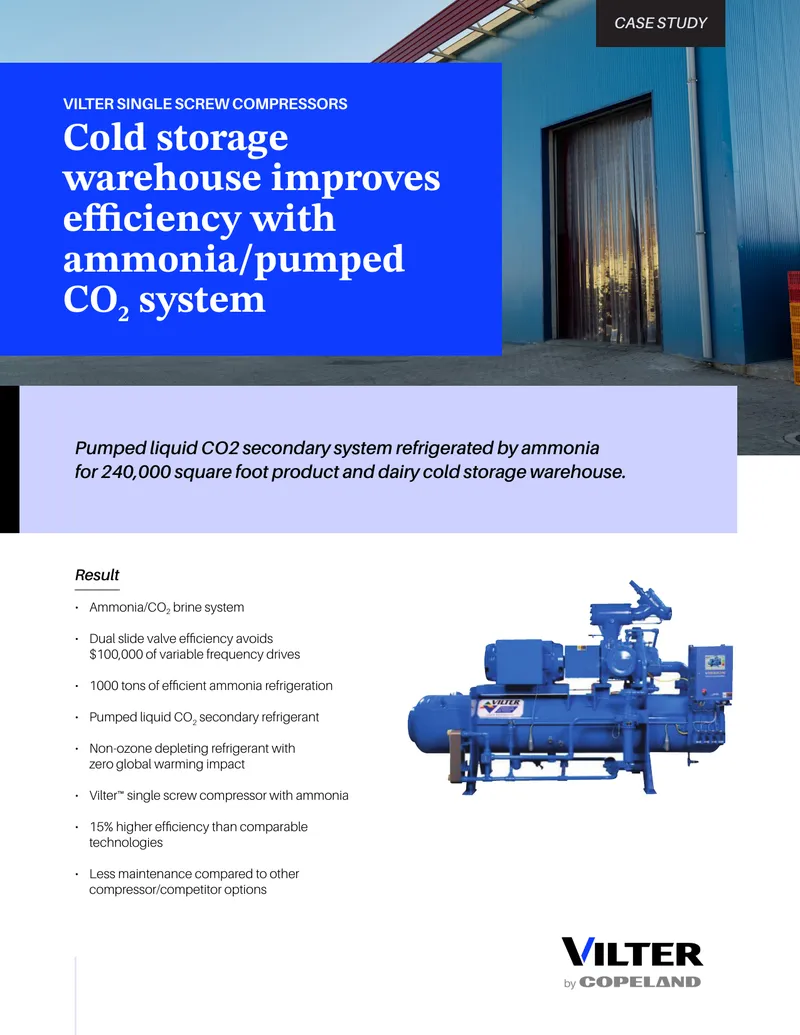 Ammonia and CO2 Refrigeration System Case Study