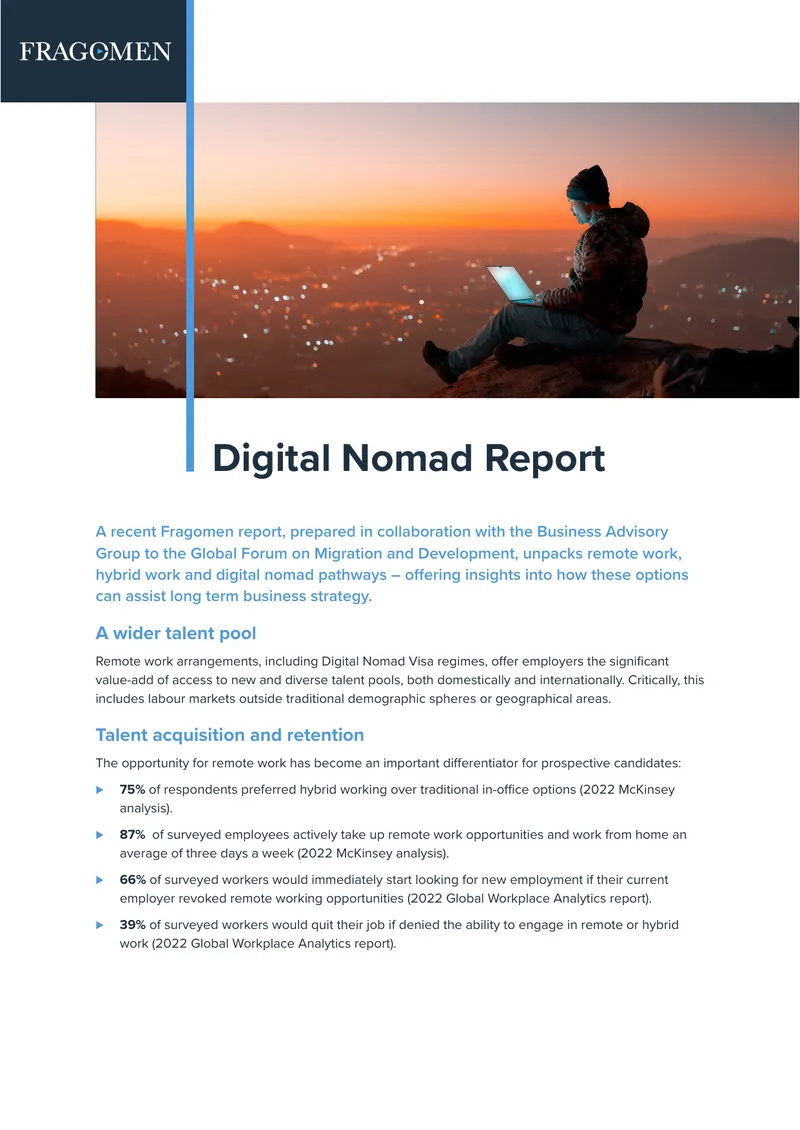 Digital Nomad Report on Remote Work Trends