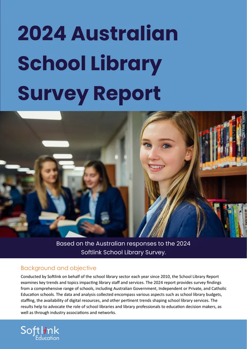 2024 Australian School Library Survey Report