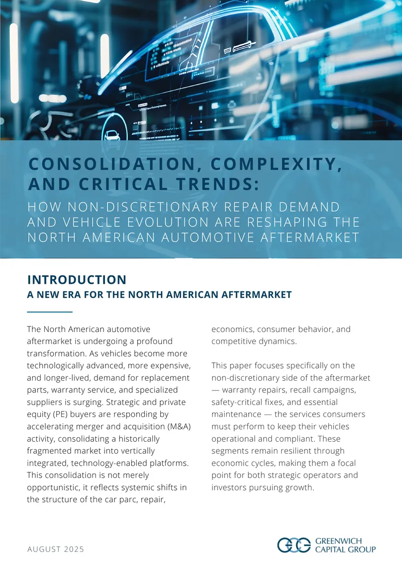 Trends in the North American Automotive Aftermarket