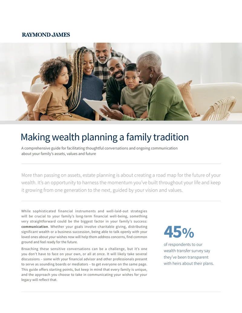 Facilitating Family Conversations on Wealth Planning