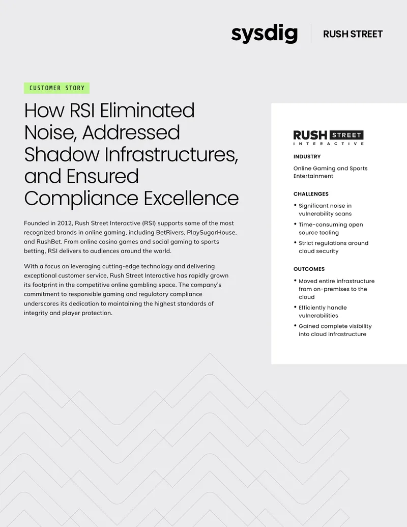 Rush Street Interactive Customer Story on Cloud Security