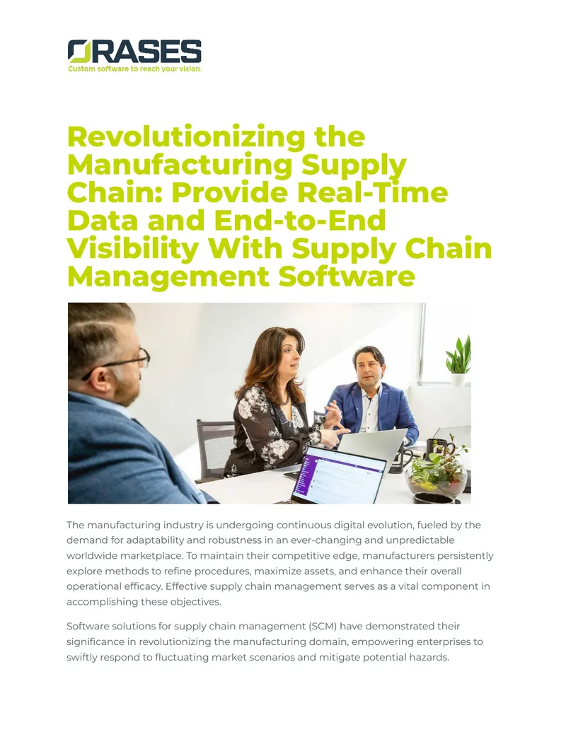 Custom Supply Chain Management Software for Manufacturers