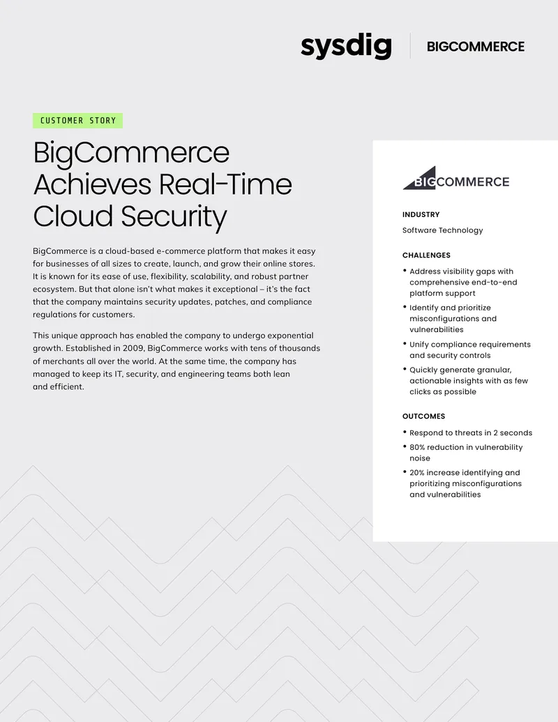 BigCommerce Cloud Security Implementation Case Study