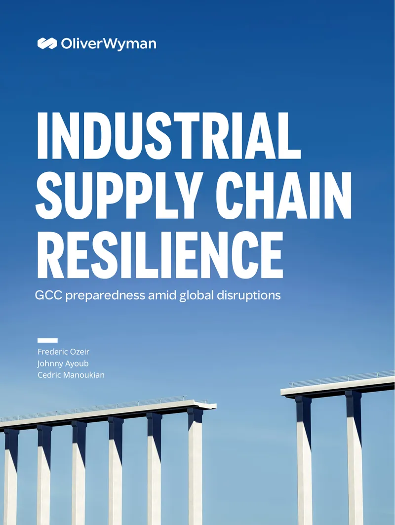 Industrial Supply Chain Resilience in the GCC