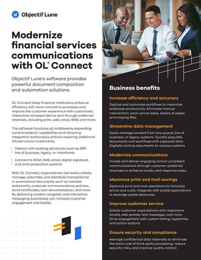OL Connect Document Automation Solutions