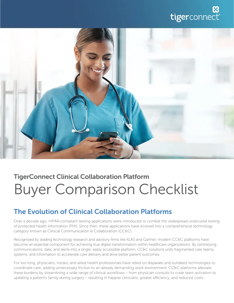 Buyer Comparison Checklist for Clinical Collaboration Platforms