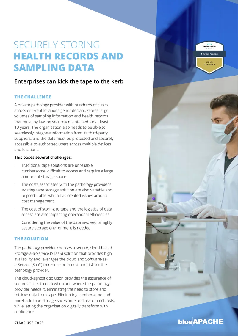 Cloud-Based Storage Solution for Pathology Data preview page 1