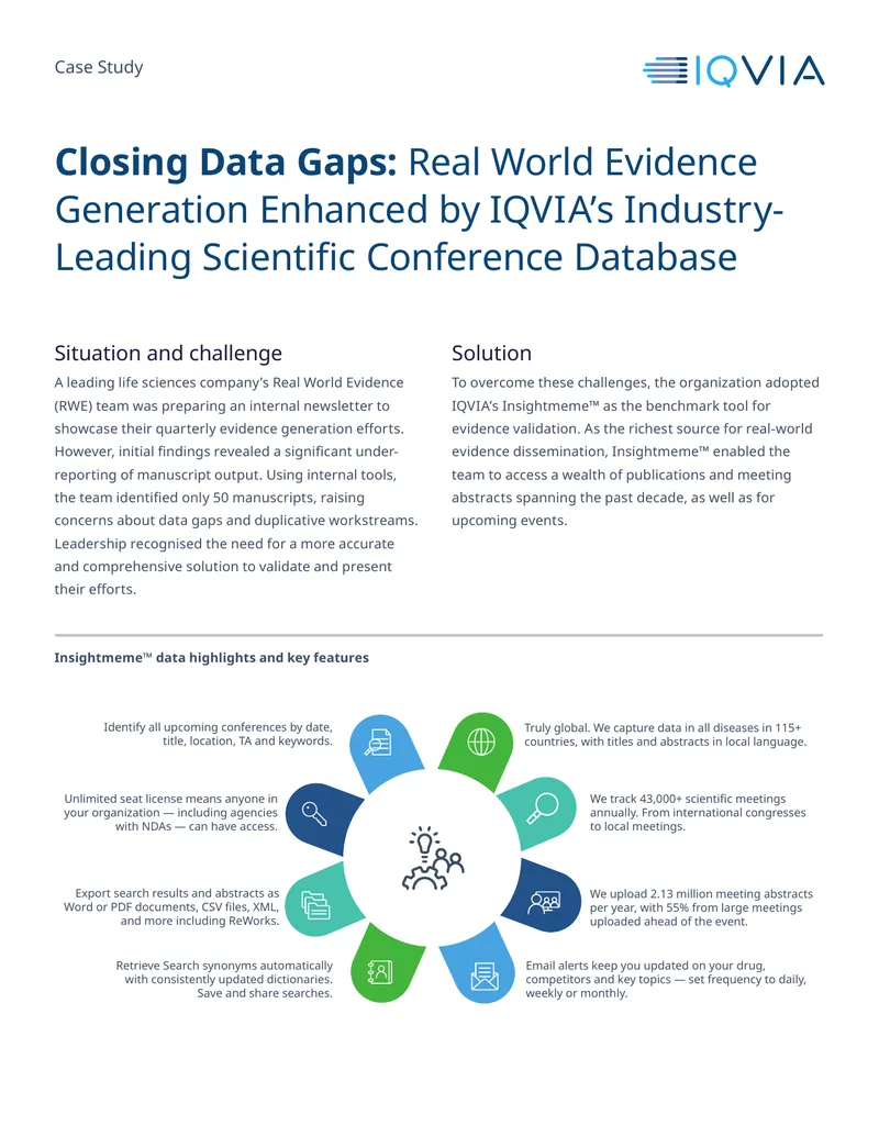 Real World Evidence Generation Case Study