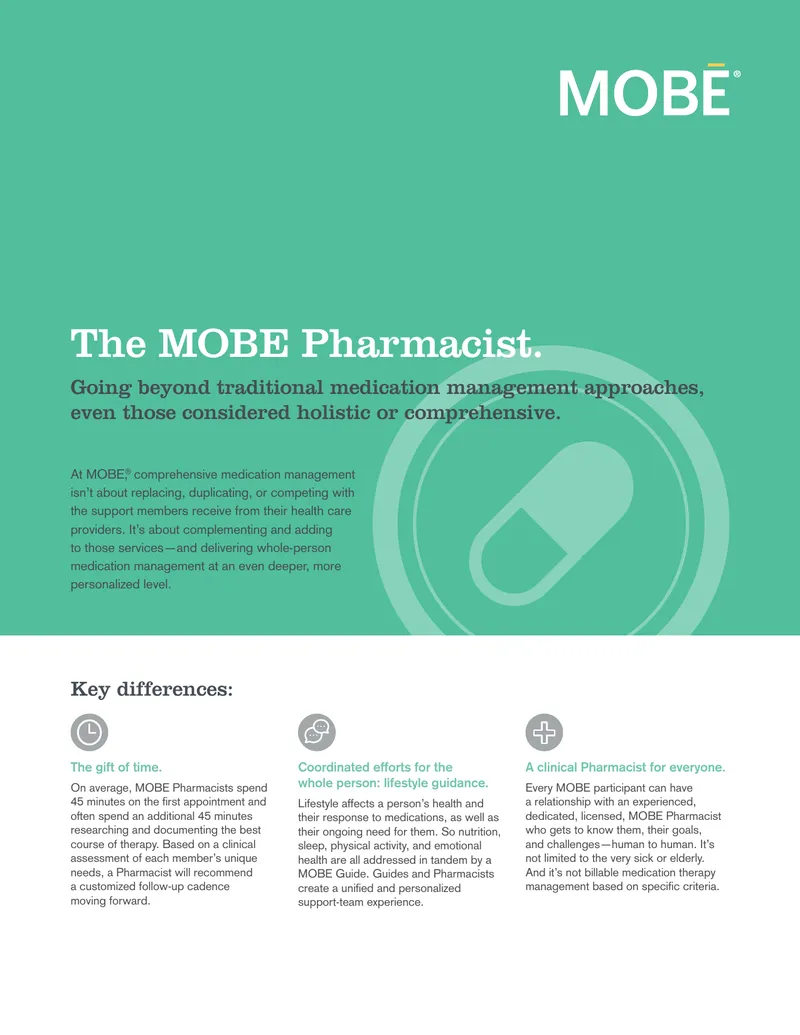 Comprehensive Medication Management by MOBE Pharmacists