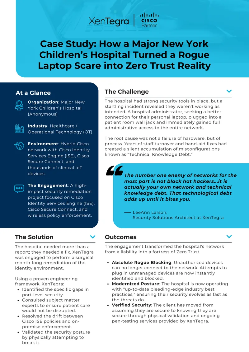 Case Study on Zero Trust Implementation in Healthcare
