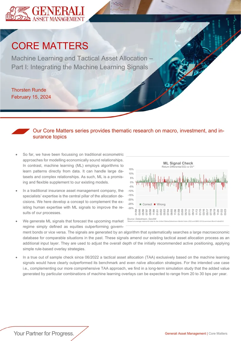 Machine Learning Integration in Tactical Asset Allocation