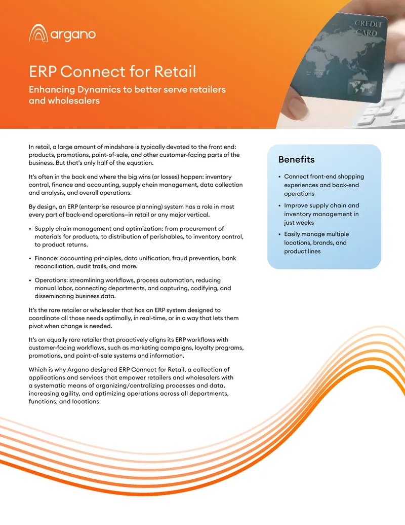 ERP Connect for Retail System Overview