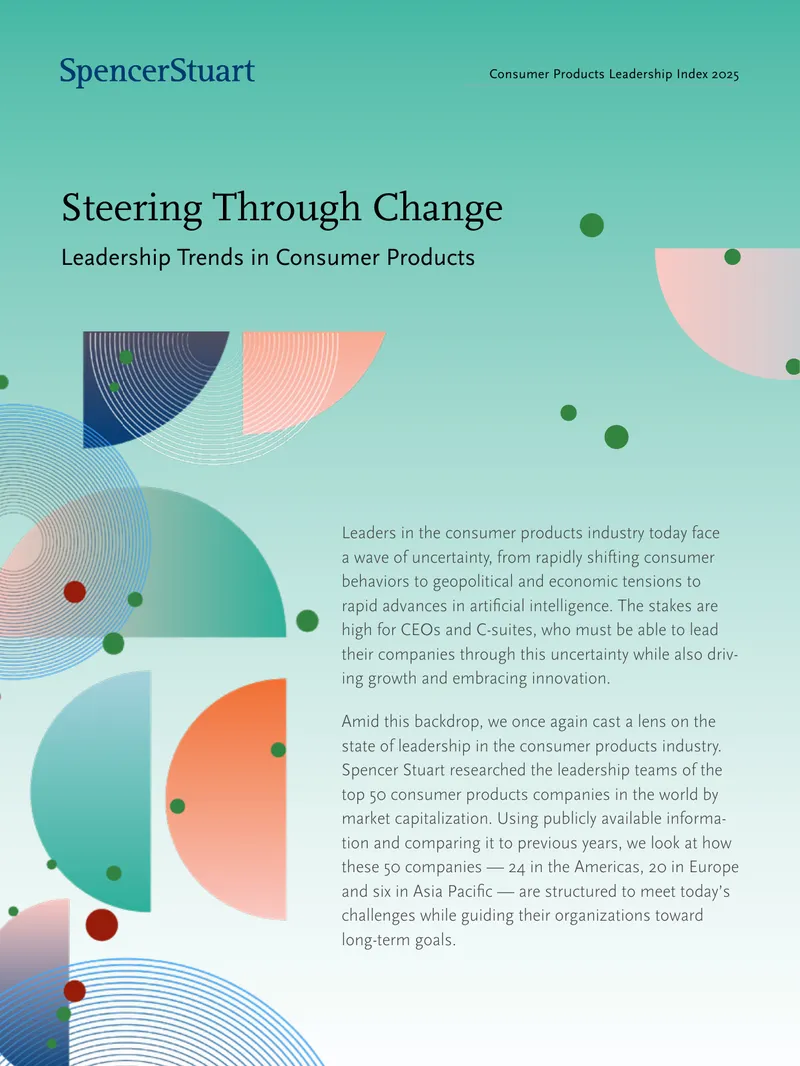 Consumer Products Leadership Index 2025 Report